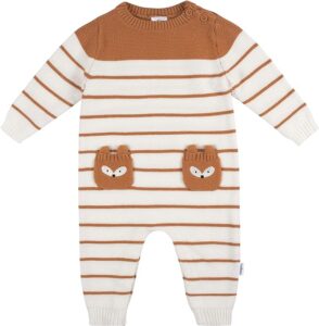 Gerber Baby Boys Sweater Knit Romper Jumpsuit