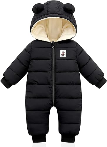 XMWEALTHY Baby Clothes Newborn Boy Girl Snowsuit Winter Coats Infant Jumpsuit Bodysuits Registry Essentials Stuff Gift