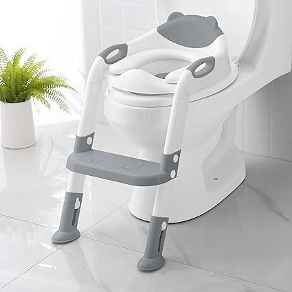 Toilet Potty Training Seat with Step Stool Ladder by SKYROKU